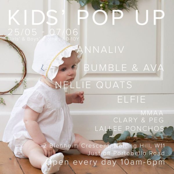 Portobello Kids Pop Up Shop Annaliv Elfie Nellie Quats