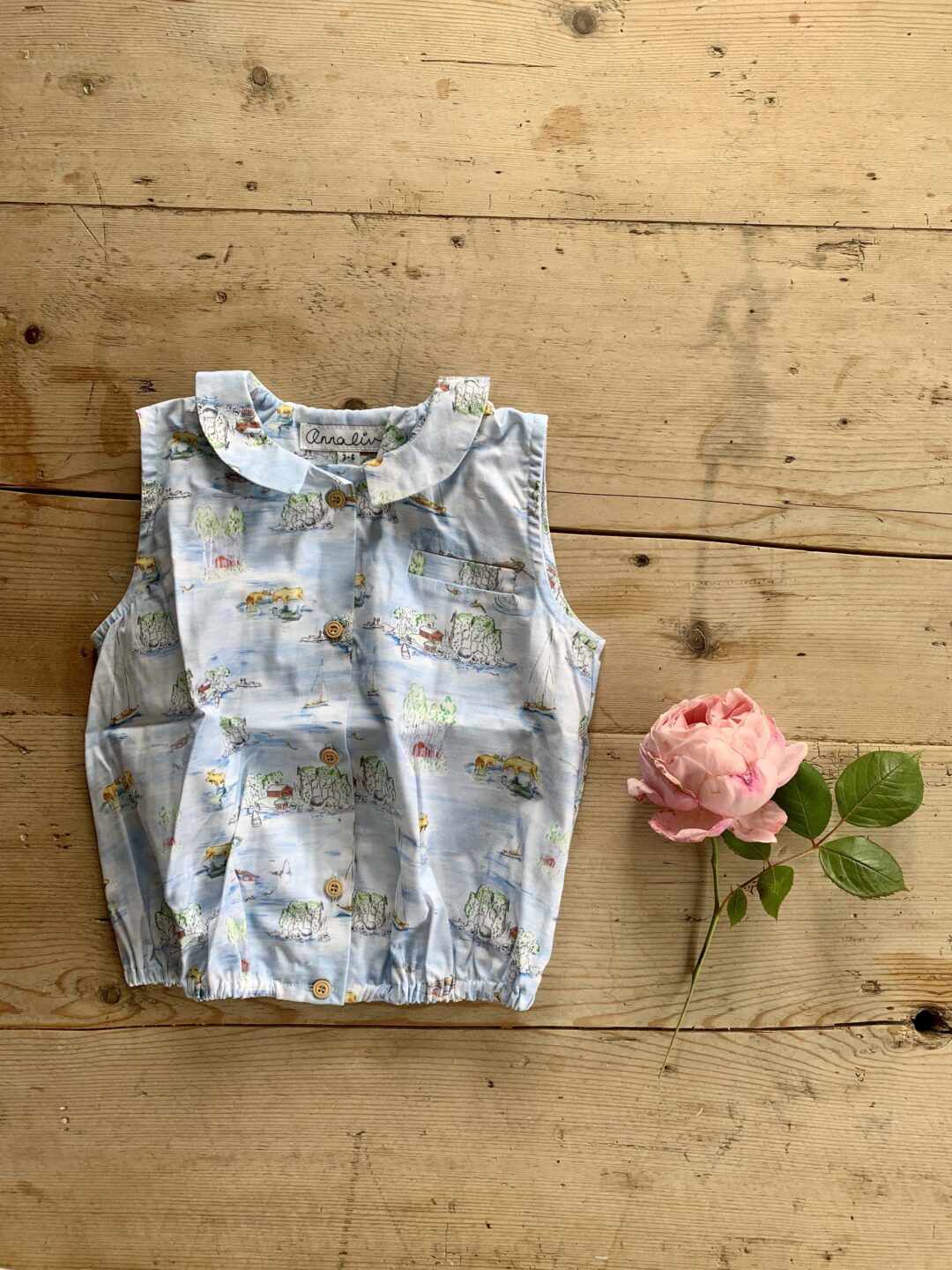 Girls Blouse - Swedish Lakes