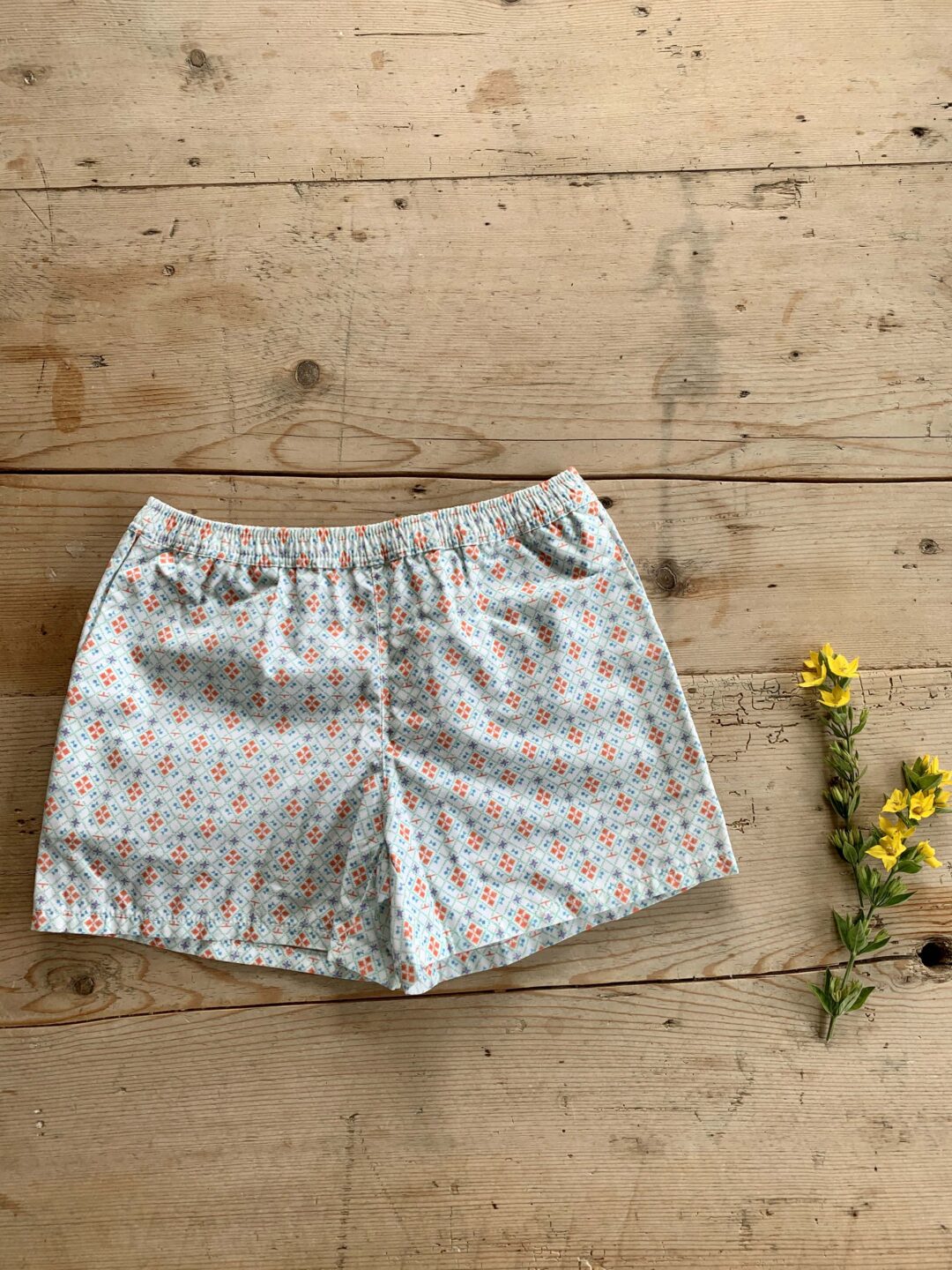 Shorts - Embroidery Print